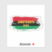 Juneteenth Vinyl Sticker (Blatt)