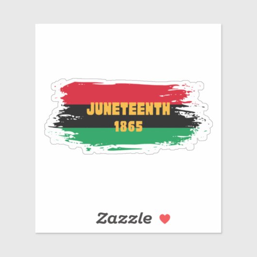 Juneteenth Vinyl Sticker (Blatt)