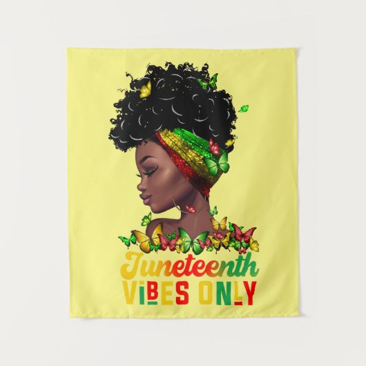 Juneteenth-Wandteppich Wandteppich (Vorderseite)