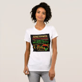 Juneteenth War Nicht Der Anfang T-Shirt (Vorne ganz)