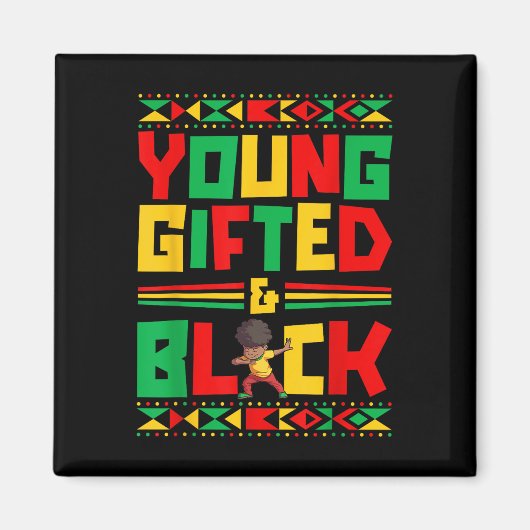 Juneteenth Young Black Boy American History Magnet (Vorne)