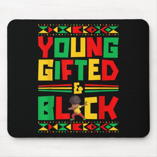 Juneteenth Young Black Boy American History Mousepad (Vorne)