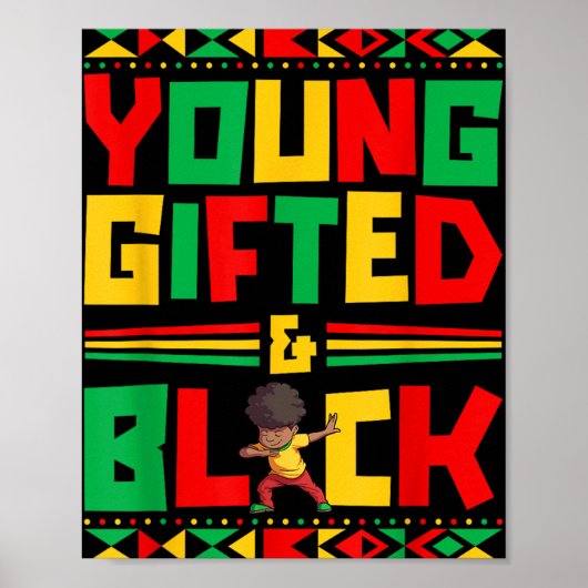 Juneteenth Young Black Boy American History Poster (Vorne)