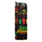 Juneteenth-Zitat Thermosbecher (Nach rechts gedreht)