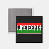 Juneteeth Magnet (Vorderseite/Rückseite)