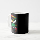 Juneteth Black King ernährungswissenschaftliche Fa Kaffeetasse (Vorderseite Links)