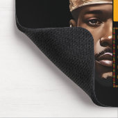 Juneteth Black King Pride African Nutrition Fa Mousepad (Ecke)