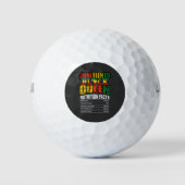Juneteth Black Queen Nutrition Fakten Golfball (Vorderseite)