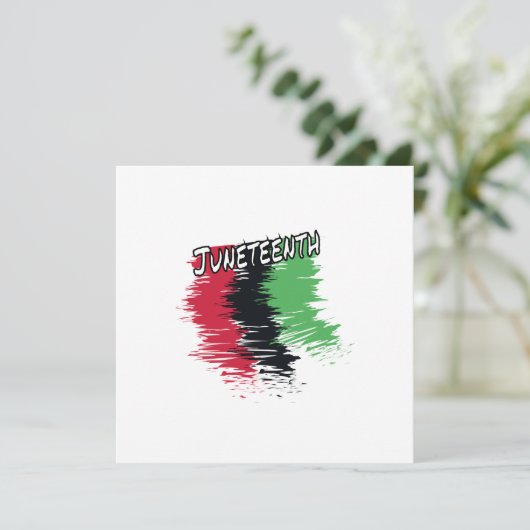 Junetezehnt Ankündigung (Stehend Vorderseite)