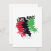 Junetezehnt Einladung (Vorne/Hinten)