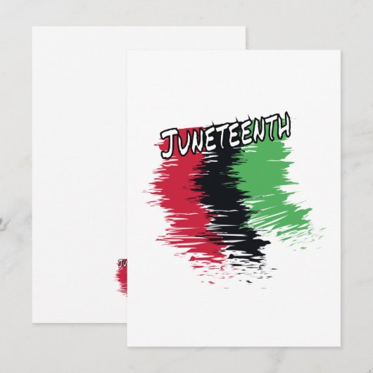 Junetezehnt Einladung (Vorne/Hinten)