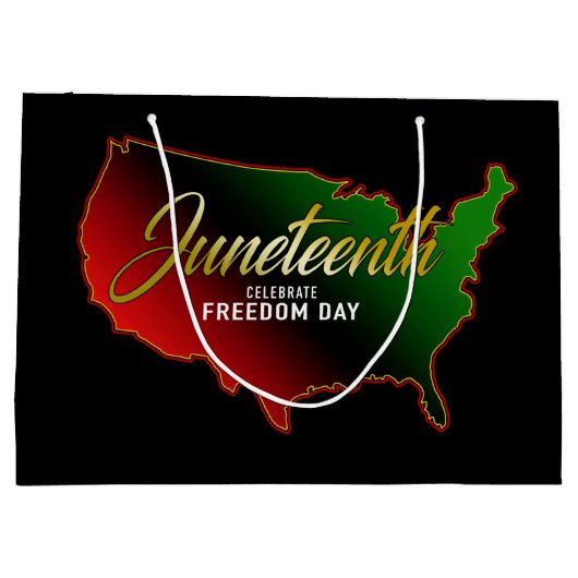 Junetezehnt Große Geschenktüte (Rückseite)