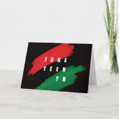 Junetezehnt Karte (Vorderseite)