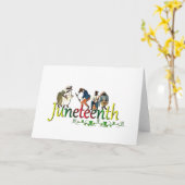 Junetezehnt Karte (Gelbe Blume)