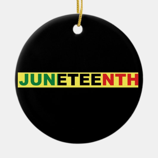 Junetezehnt Keramik Ornament (Vorne)