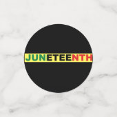 Junetezehnt Konfetti (Klein Vorderseite)
