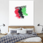 Junetezehnt Leinwanddruck (Insitu (Schlafzimmer))