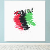 Junetezehnt Leinwanddruck (Insitu (Holzboden))