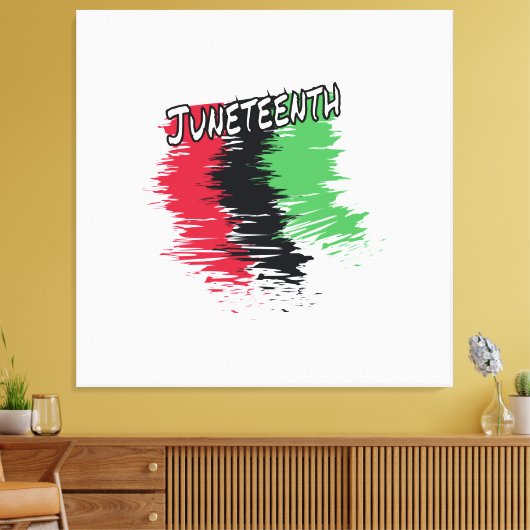 Junetezehnt Leinwanddruck (Insitu (Wohnzimmer))