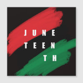 Junetezehnt Magnetkarte (Vorderseite)