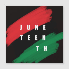 Junetezehnt Magnetkarte