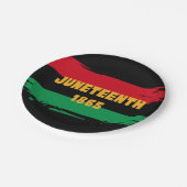 Junetezehnt Pappteller (Schrägansicht)