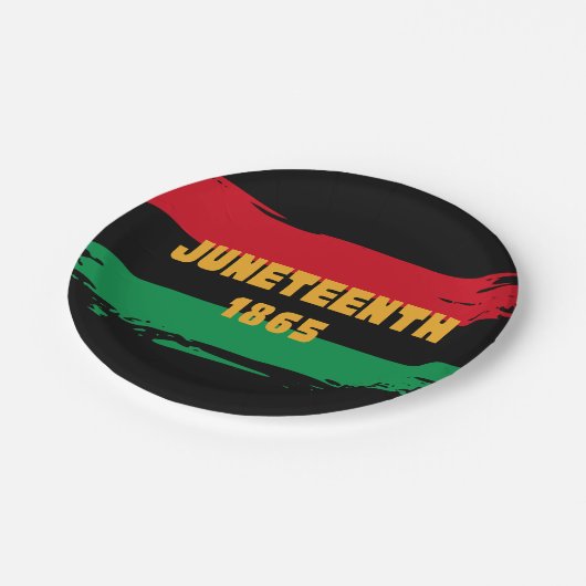 Junetezehnt Pappteller (Schrägansicht)