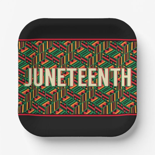 Junetezehnt Pappteller (Vorderseite)