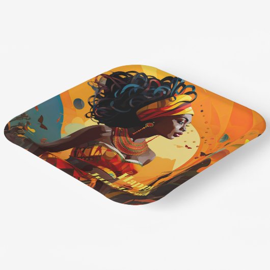 Junetezehnt Pappteller (Gewinkelt)