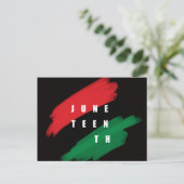 Junetezehnt Postkarte (Stehend Vorderseite)