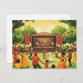 Junetezehnt Postkarte (Vorne/Hinten)