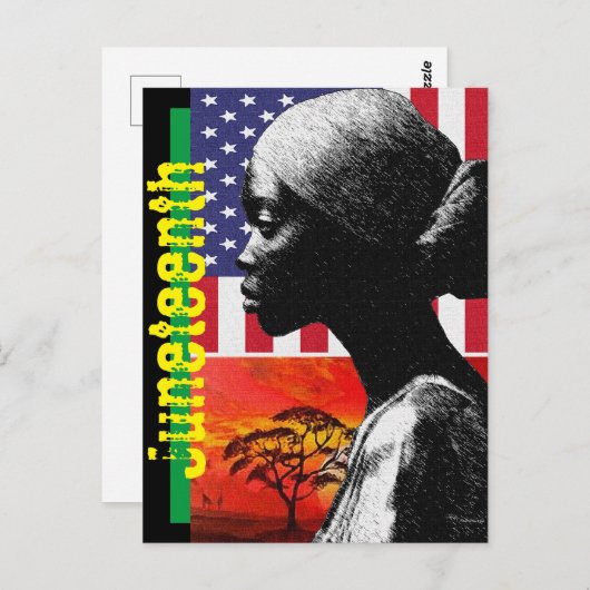 Junetezehnt Postkarte (Vorne/Hinten)