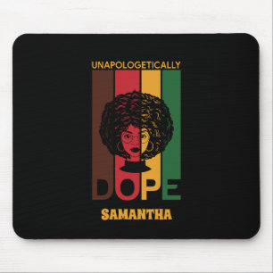 Junetezehnt   Unapologetisch Dope   Afro Woman Mousepad