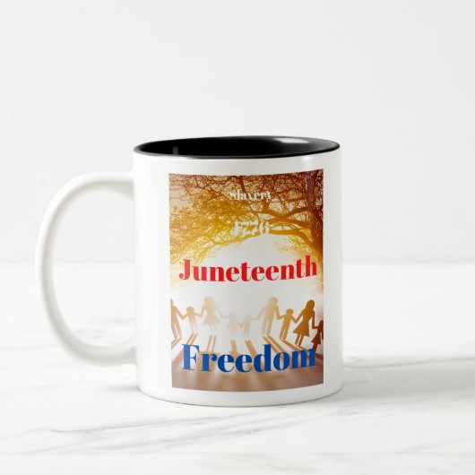 Junetezehnt Zweifarbige Tasse (Links)