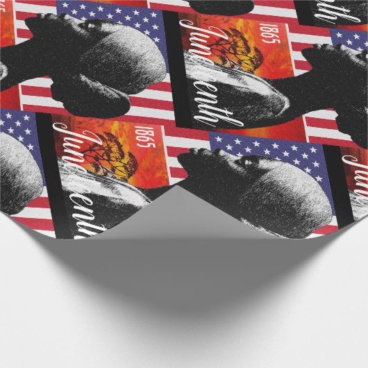 Junetezehnte Umschlagpapier Geschenkpapier (Ecke)