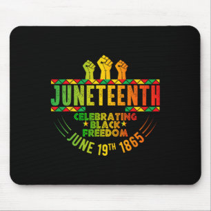 Junetzehnte feiert Black Freedom African Liber Mousepad