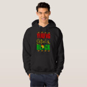 Jung Begabt Und Schwarze Geschichte Afrikanischer  Hoodie (Vorne ganz)