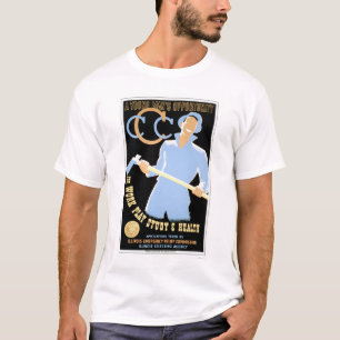 Jung bemannt Gelegenheit WPA 1941 T-Shirt