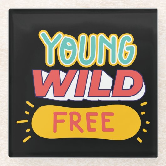 Jung, frei glasuntersetzer (Vorderseite)