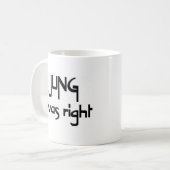 Jung hatte recht kaffeetasse (Vorderseite Links)