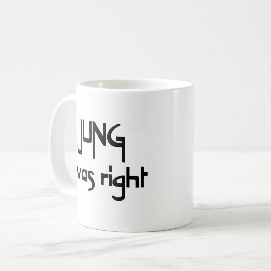 Jung hatte recht kaffeetasse (Vorderseite Links)