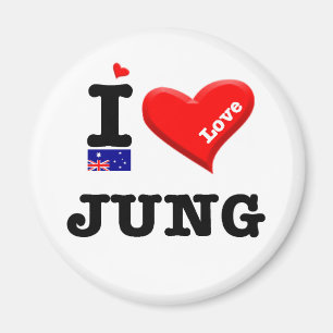 JUNG - I Liebe Magnet