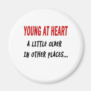 Jung im Herzen Magnet