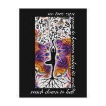 Jung Motivierend Quote Tree Roots Heaven Mandala