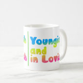 Jung und in der Liebe, oder jung und lieblich Kaffeetasse (VorderseiteRechts)