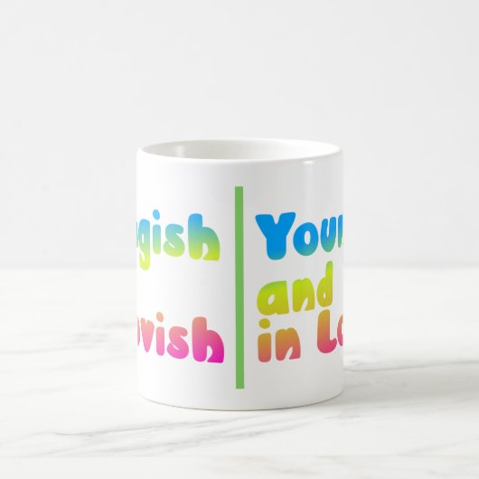 Jung und in der Liebe, oder jung und lieblich Kaffeetasse (Mittel)