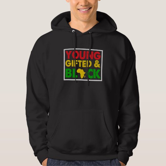 Jung und Schwarz Hoodie (Vorderseite)