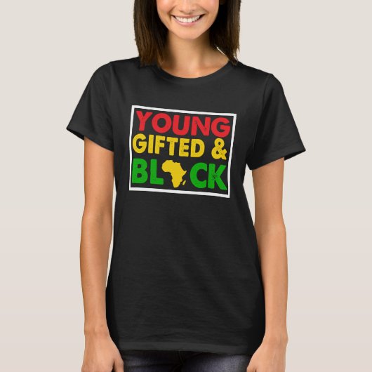 Jung und Schwarz T-Shirt (Vorderseite)
