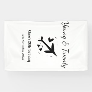 Jung und zwanzig Abenteuer Alles Gute zum Geburtst Banner