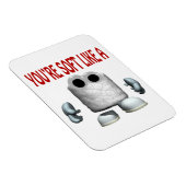 Jung weich wie ein Marshmallow Magnet (Rechte Seite)